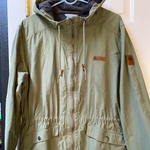 Columbia Trench/Utility Jacket Sage Green size:2X